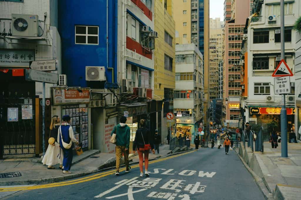 香港街道景色