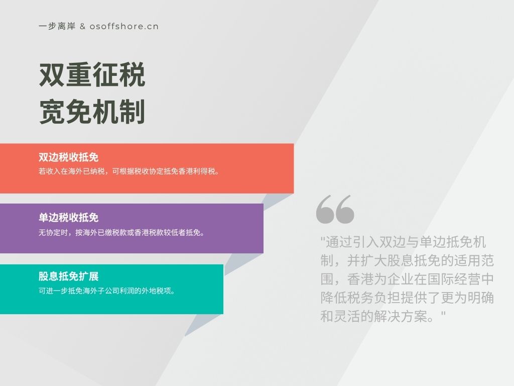 双重征税宽免机制